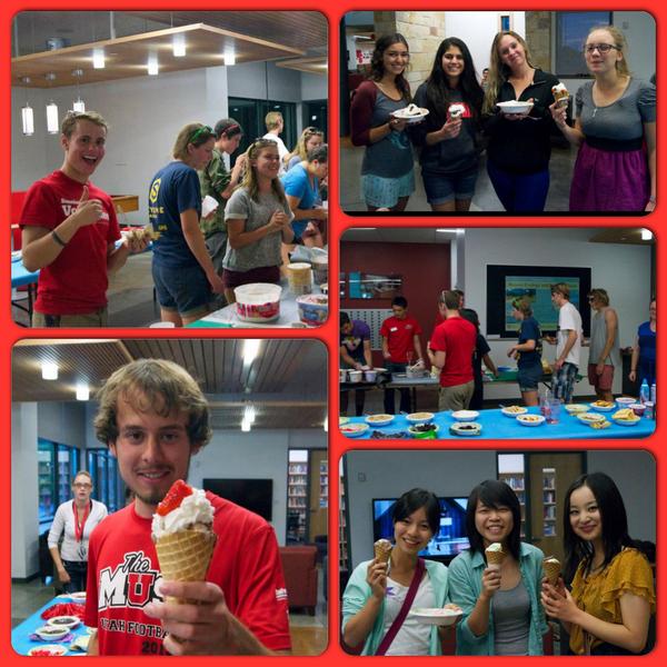 UofULateNight's tweet photo. Thanks to everyone that came out to Get The Scoop last night! More pictures are posted on Facebook! #utahlatenight http://t.co/pKVhWslRFY