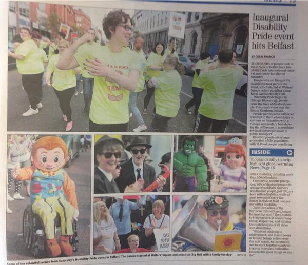 NOW_Group's tweet photo. Great coverage in 2day's @BelTel. @PaulineF_NOW interview in People page &amp; pic from #DPB14. Thanks 2 @AmandaFBelfast http://t.co/sK0YT7GCbW