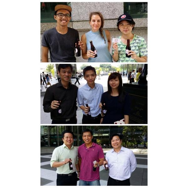 No #MondayBlues with our #DapperCoffee #ColdBrew! Catch our scouts giving out samples at Raffles Place!