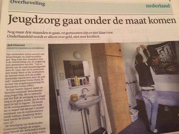 Trouw: 'Gemeenten zijn er niet klaar voor. Onderhandeld wordt er alleen over geld, niet over kwaliteit' #jeugdzorg