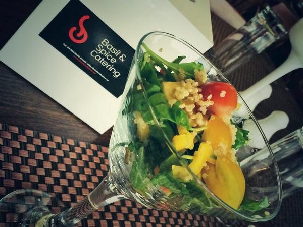 basilandspice's tweet photo. #quinoa #salad in Martini Glasses #catering #MyDubai #dubaicatering #restaurantIndustry #basilandspice http://t.co/RkcCTD1Yvl
