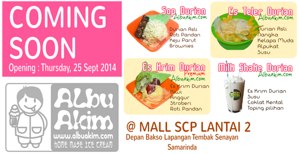 albuakim's tweet photo. Coming Soon at SCP Mall, 2nd floor, Samarinda, #albuakim http://t.co/xfKMXSu4OJ