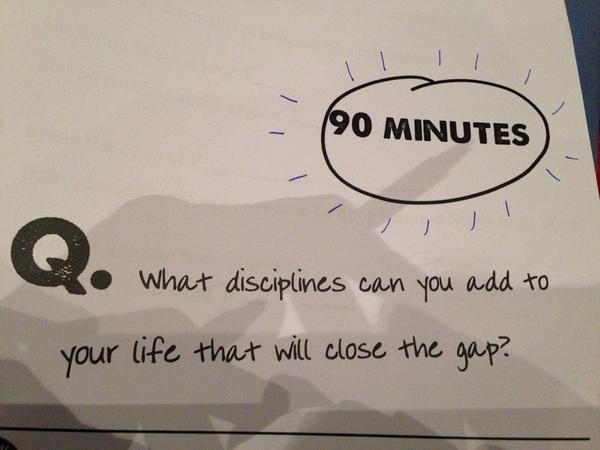 SarahGagin's tweet image. #ENCO2014 Nige's Nuggets - do you do your 90 minutes?