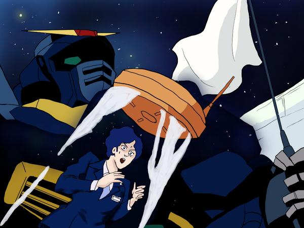 村井ニボシ Auf Twitter Zガンダム第3話 カプセルの中 エゥーゴとカミーユが奪ったガンダムmk2 返さなければカミーユの両親を殺すと 卑劣な人質作戦が行われる 絵は 白旗を持ってエゥーゴ旗艦に着陸するエマのmk2と カプセルの中のカミーユ母 1 Http T Co