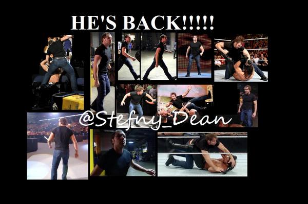StefnyM1976's tweet photo. @WWERomanReigns @TheDeanAmbrose #AmbroseArmy #AmbroseReturns #DeanAmbrose #Lunatic http://t.co/iwAVfHN6KK