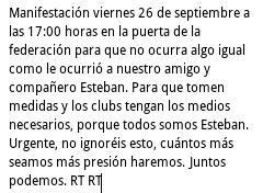 garijeti's tweet photo. RT RT todo tipo de asistencia, porque todos somos Esteban. http://t.co/pEzfu38X75