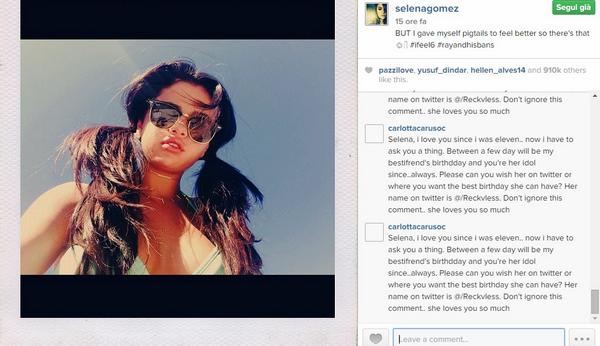 SELGFORBFFBDAY's tweet photo. gli ho commentato 30 volte la foto allo stesso modo. 
porca cane NOTAMI. @selenagomez http://t.co/JOey5vnStO