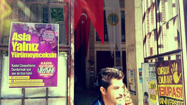 İstanbul Üniversitesi'nden çağrımız var, Kadın cinayetlerini durdurmak için sen de bize katıl: kadincinayetlerinidurduracagiz.net/katilim