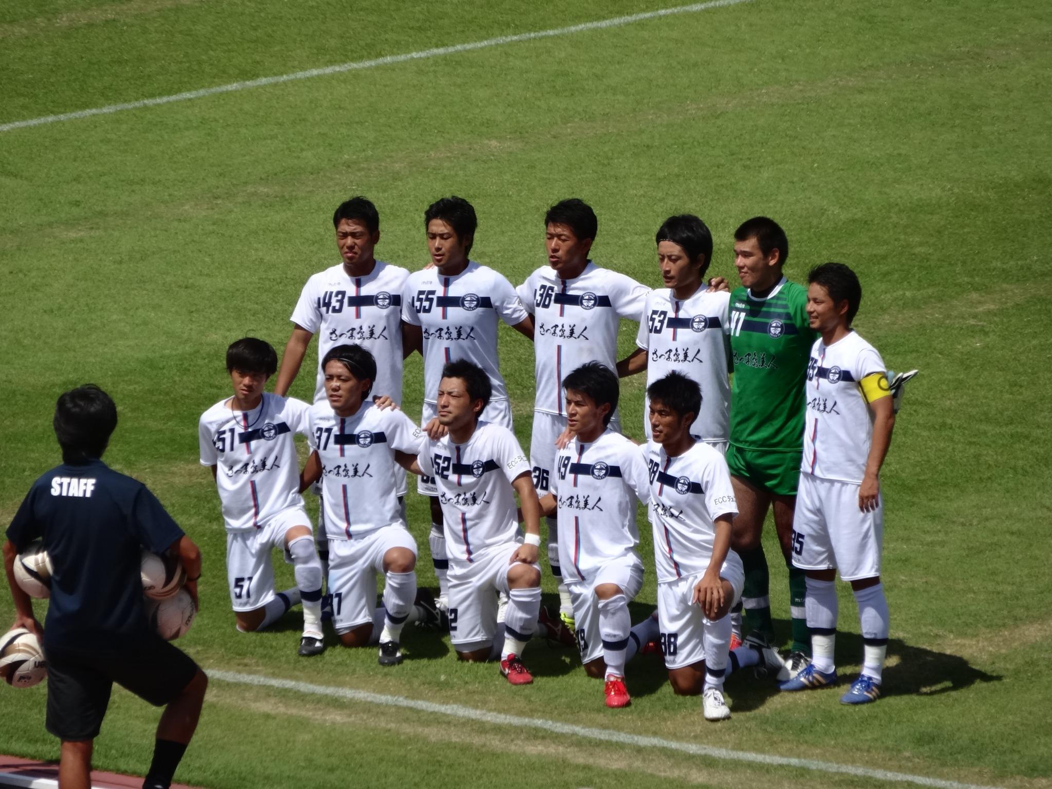 コミュサカ 管理人 九州リーグ 海邦銀行 Vs 鹿児島ユナイテッドfcセカンド 南城市玉城陸上競技場 鹿児島ユナイテッドfcセカンド集合写真 海邦銀行は解散が早くて撮れず Orz コミュサカ Http T Co 0giqkjt231 Twitter