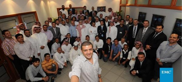 Heikal_Amr's tweet photo. The #Saudi #EMC team celebrate their win, as the #Best #Company to work for in #SaudiArabia @GPTW_KSA @EMCMiddleEast http://t.co/zmsuUoFEYN