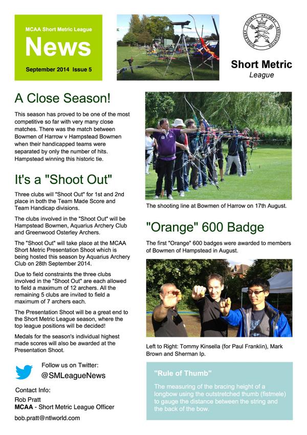 SMLeagueNews's tweet photo. New edition of Short Metric League News available now! http://t.co/eWUANdGH3F