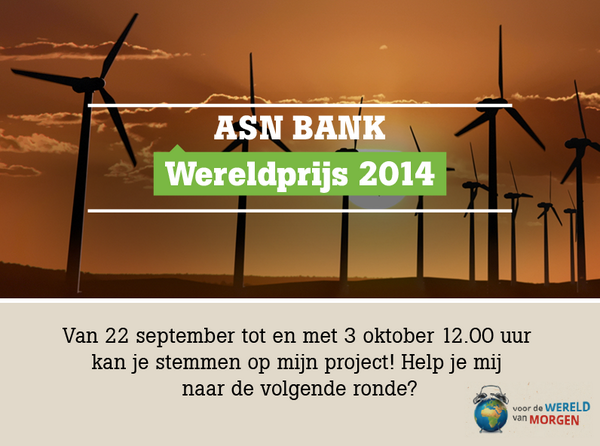 roomservernl's tweet photo. Stem nu op @roomservernl via http://t.co/Oc9lZxPvmF zodat wij de @asnbank @VDWVM #ASNBankWereldprijs winnen! http://t.co/iicJEFcToB