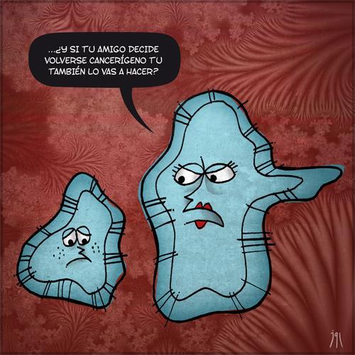 InmaMS85's tweet photo. "@APyCitologia: ¿Y si tu amigo decide volverse cancerígeno tu también lo vas a hacer? #CosasDeCélulas http://t.co/vktfsswIZy"