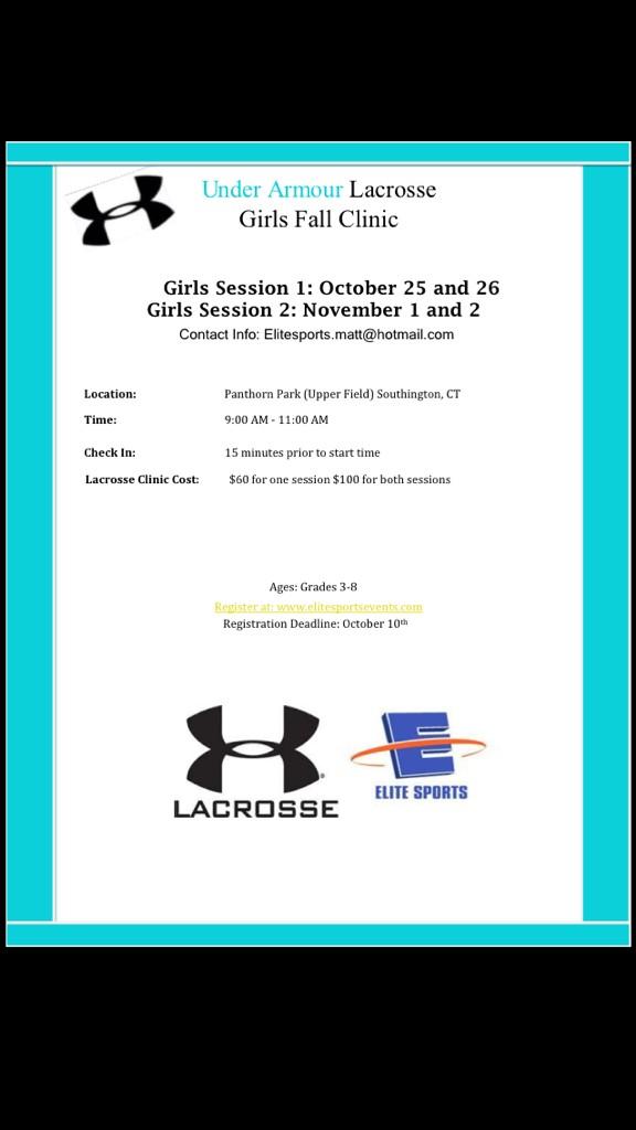 Register today! #fallclinics#stickwork @newtowngirlslax@BerlinLacrosse