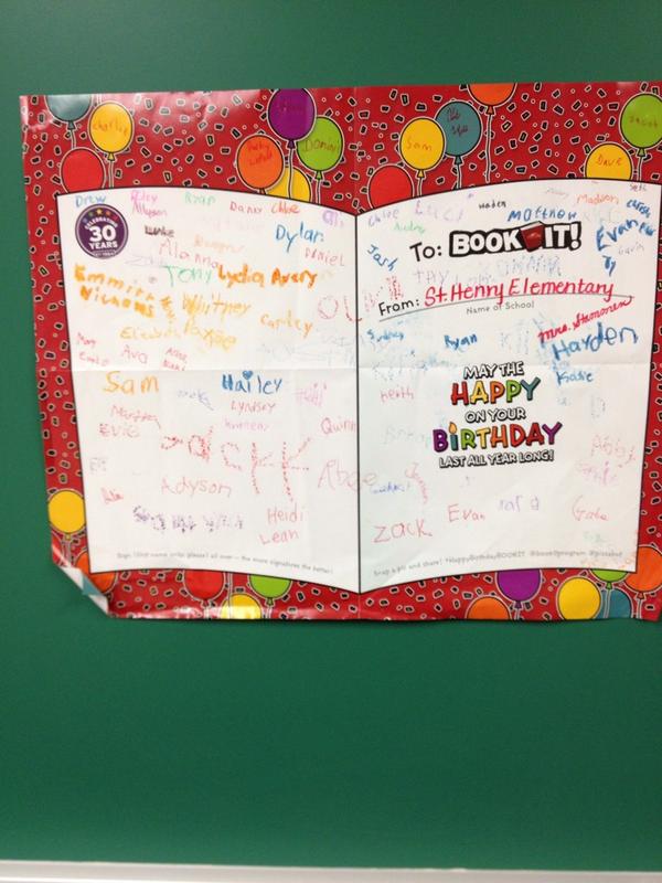 SandyStammen's tweet photo. #HappyBirthdayBOOKIT http://t.co/AN6ixxqOhz
