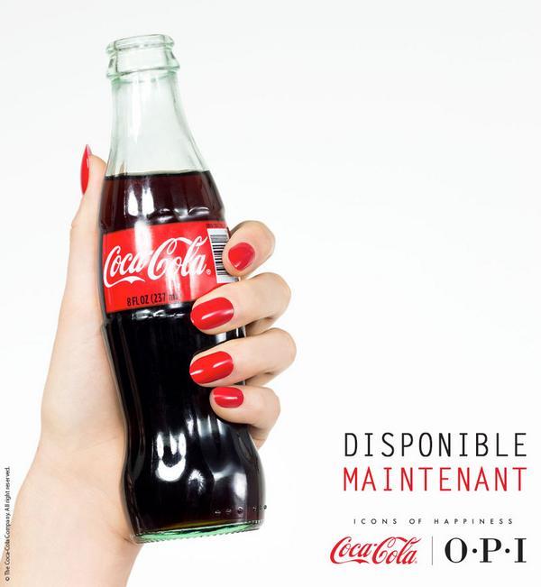 cocacolafr's tweet photo. Vous êtes plutôt classique ou glamour ? Trouvez votre style avec la gamme de vernis Coca-Cola par @OPIFrance ! http://t.co/luT3998QfD