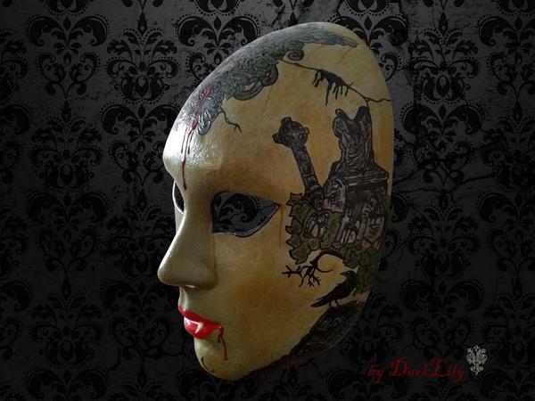 DLily's tweet photo. Mask, bloody Angel " image template by Victoria Frances " http://t.co/FyJIHf2NMW