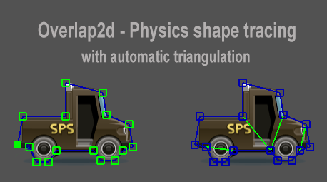 Overlap2D's tweet image. #Overlap2d physics polygon tracing with automatic triangulation inside the editor! dev in progress. #libgdx
