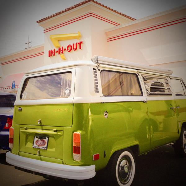 TheOliveBus's tweet photo. Green Olive Media tracked down a VW bus in Nevada. Now it carries us all 'round the south. Keep up with it here... http://t.co/TayPgFaWA9