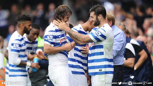 QPR's tweet photo. Niko Kranjcar: "It was really important for us to take something from the game." #QPRvSTO http://t.co/gkmqKGoVEE