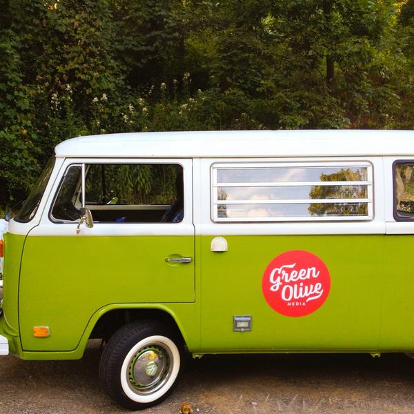 TheOliveBus's tweet photo. New logo job for the bus: http://t.co/tBJVAD9kj8