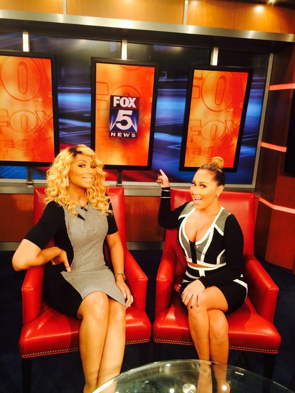 AdrienneBailon's tweet photo. DC ❤️ Tune in to Good Day D.C. Live at 10am because @TamarBraxtonHer &amp; I are cohosting! Live on @Fox5NewsDC! http://t.co/eMWxMqBymU