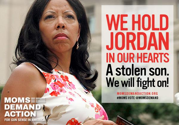 We hold Jordan in our hearts. Moms #StandWithLucy every.tw/1uxfBo1 #MomsDemand #JusticeForJordan