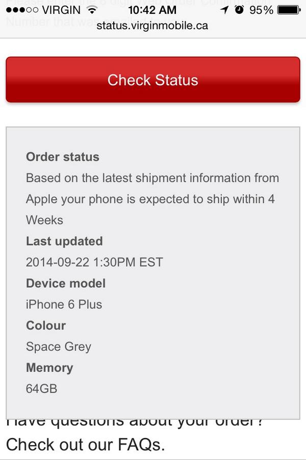 Daviddelight's tweet photo. @VMCcare @virginmobilecan ARE YOU JOKING?! Why did I get up and pre-order??? Phone should be here by now! http://t.co/rUd95ITFrM