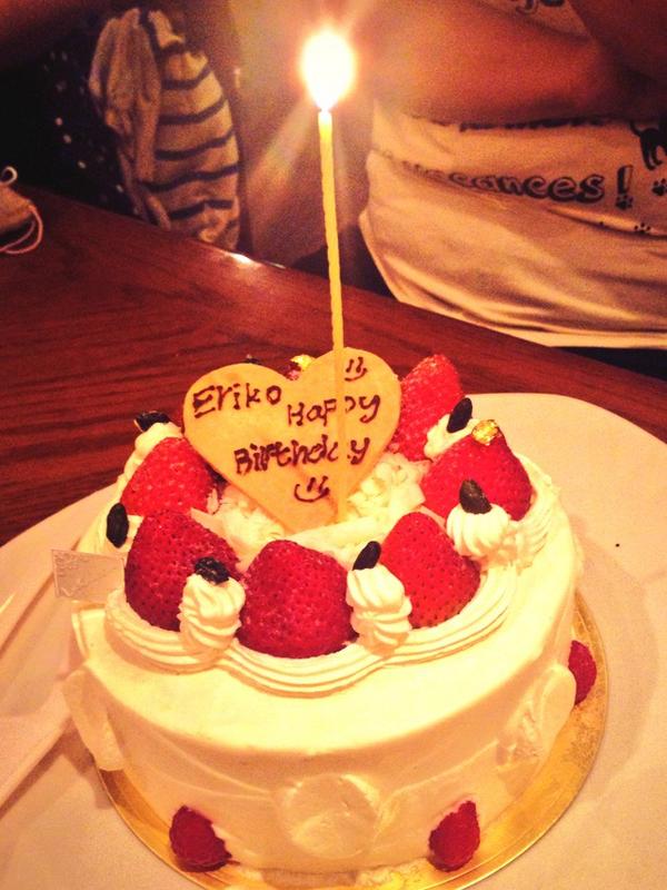 zerowoodyc's tweet photo. @Eriko_imai 絵里ちゃん、お誕生日おめでとう 🎂🎂🎂🎉🎉🎉 http://t.co/Z0u6PpjTDr