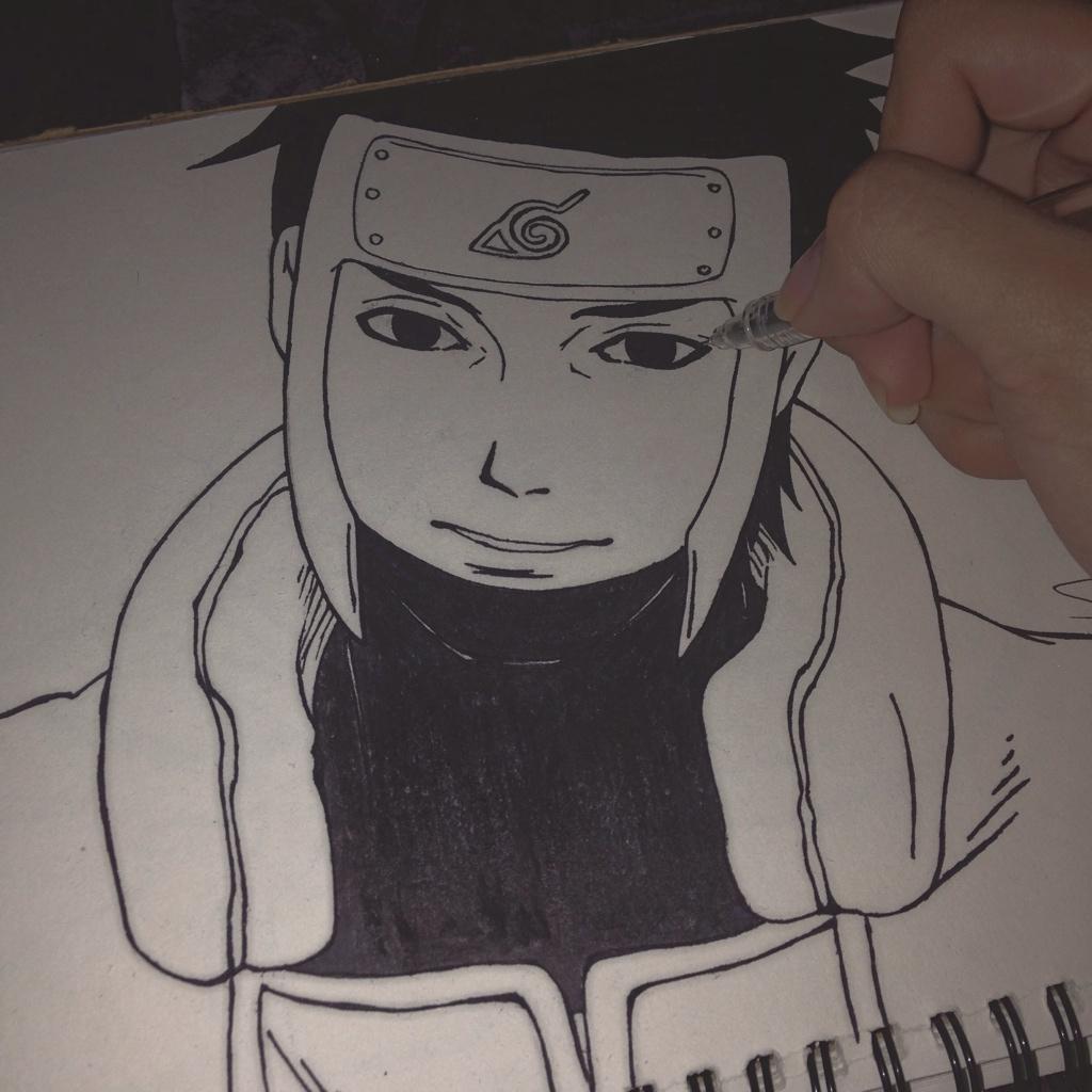 サラピョン Bustafellows ヤマト隊長 ゞ Yamato ヤマト隊長 ヤマト ナルト疾風伝 ナルト Naruto Anime アニメ Manga Fanart Illust Pen Ink Sketch Drawing Http T Co V58c6krino