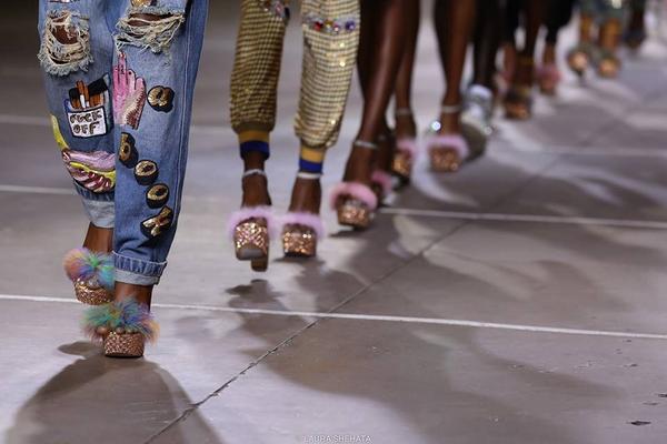 LauraShehata's tweet photo. Still in love with all things Ashish #lfw #ashish #ss15 #fashion #shoes #style http://t.co/0oA9Lsu0Mv