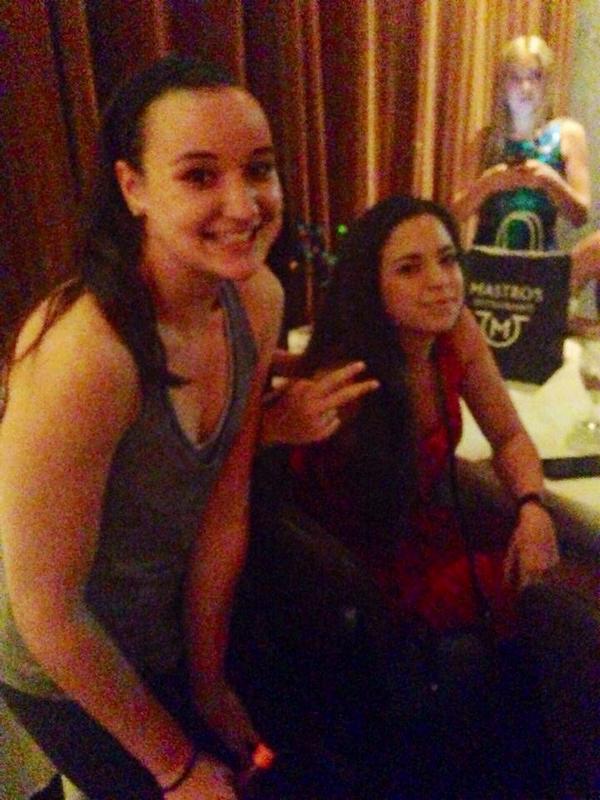 ChapAssassins's tweet photo. rachel greess goes out in style as maddie montana CRASHES jrob's bday dinner at mastros. jess doesn't look too happy! http://t.co/1jI6UMPij7