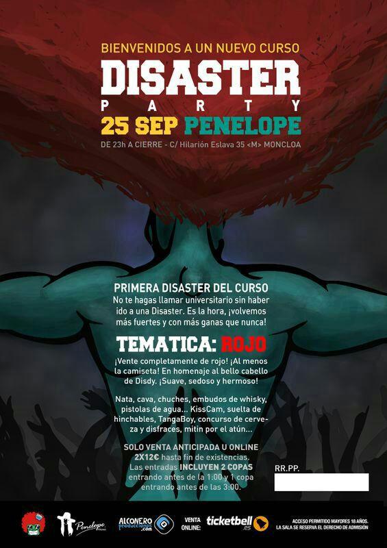 Albaaaa22's tweet photo. Este jueves primera @Disaster_Party del curso!
Volvemos con más fuerza q nunca,te lo vas a perder?
Entradas:657628866 http://t.co/7y50FUkmJb