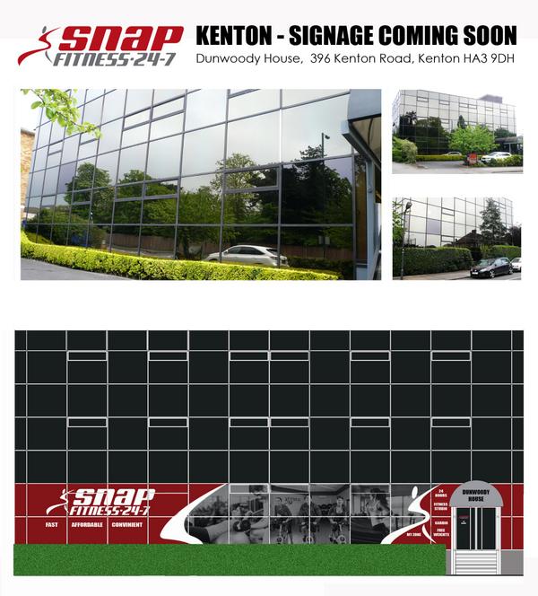 snapfitnessgym's tweet photo. @Snapfitkenton  - DEVELOPMENT UPDATE 1 - Exterior signage. http://t.co/DrrF2jES3e