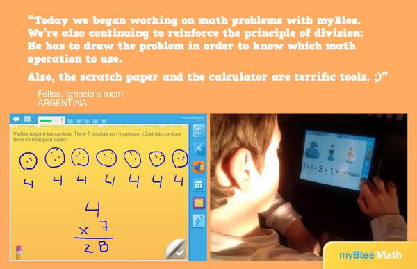 It's easier to do multiplication and division when you can draw the problems! Thanks <a href="/FelaGaston/">Felisa Gaston</a>! #edtech #math