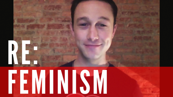 Joseph Gordon Levitt shows his support for gender equality. (Twiiter, @hitRECordJoe)