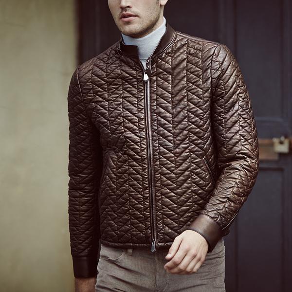 berluti leather jacket