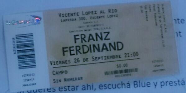 Se viene Franz Ferdinand ►Seguinos y RT con el hashtag #BlueFranzFerdinand Al final de #BlueRecords damos el ganador