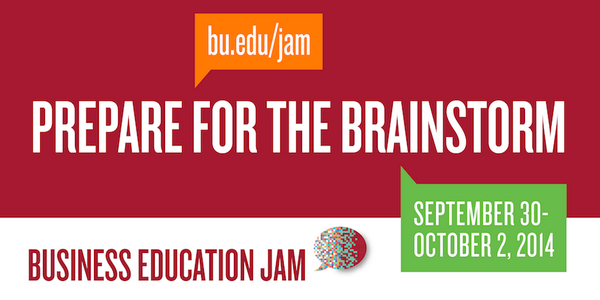 lphenix's tweet photo. Nxt wk BU hosts 1st Business Education Jam! 60hr online global brainstorm. Join Now! #BizEdJam http://t.co/dEfs6Denat http://t.co/FUmdSeJ2Ea