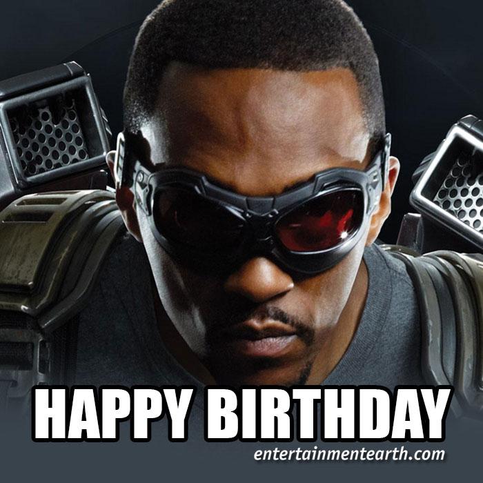 Happy 36th Birthday to Anthony Mackie of Captain America! Shop 