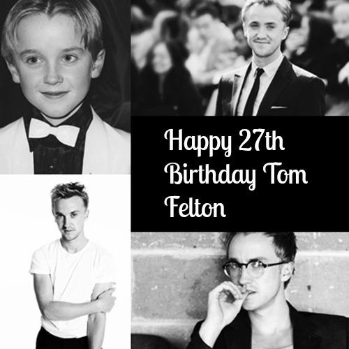 Hoy, 22 de Septiembre, cumple años Tom Felton, el actor que interpreta a Draco Malfoy. Happy Birthday! 