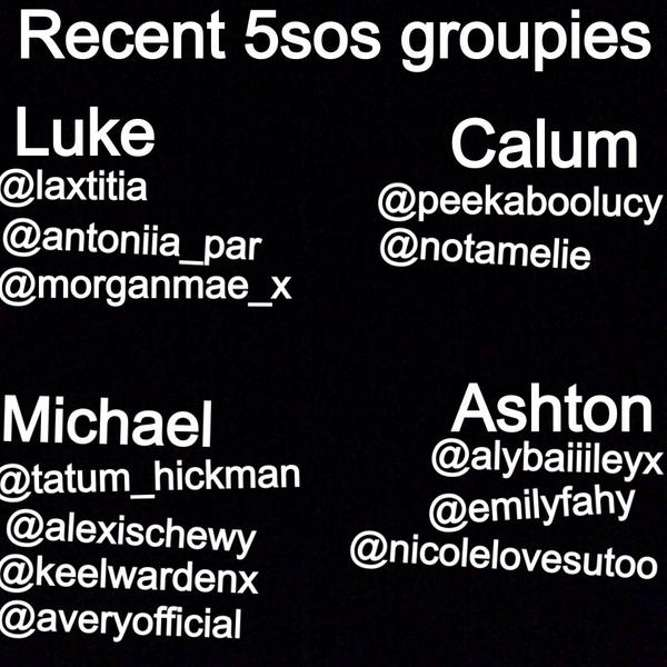 5sos Groupies on Twitter: "That list that's going around is incor...