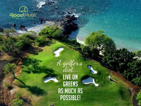 GoodPuttPro's tweet image. Golfers love their greens! #golfquote #goodputtpro