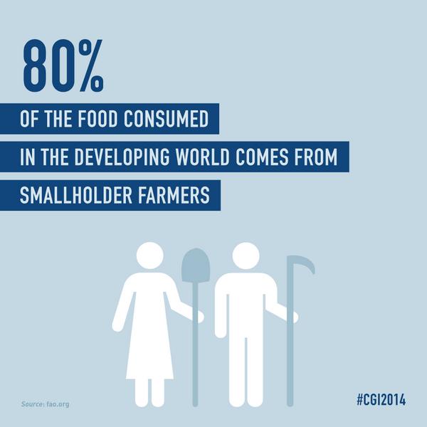 KaluYala's tweet photo. MT @ClintonGlobal: How would you increase economic opportunities for small farmers and fishers? #CGI2014 #CGIOpen http://t.co/7Bf3rIzlKc
