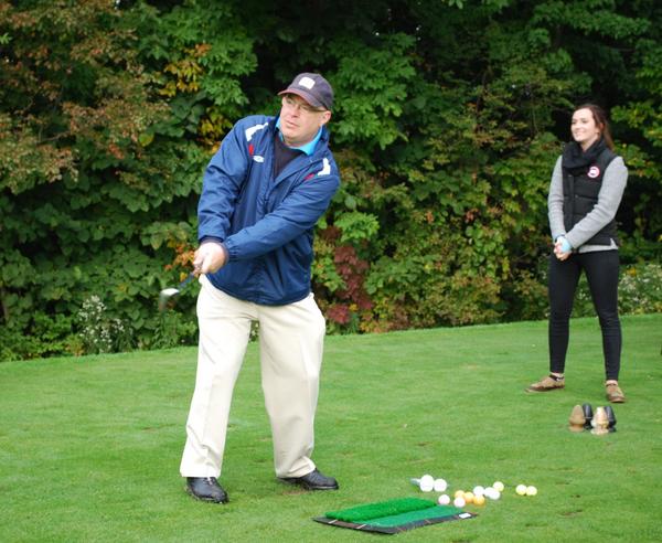 01Millennium's tweet photo. Thanks @corbinkerr for being such a great sport while playing #MakeEveryChipCount with @01Millennium @CYSSCGolf http://t.co/shia5txgJS