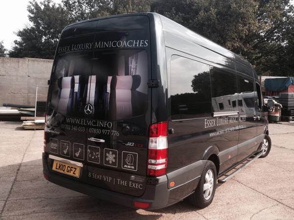 BizImageAndy's tweet image. Essex Luxury Minicoaches newly sign written Mercedes. 

@BizImageDan @BizImagePromo