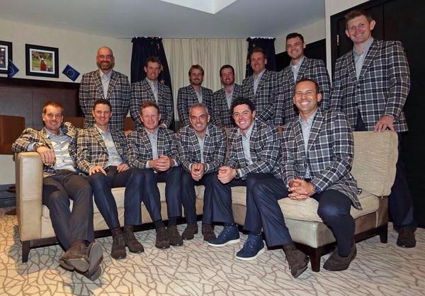 Not even these European jackets can temper my #RyderCup excitement at the moment