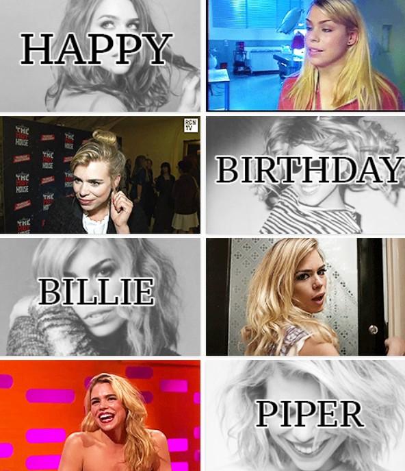 HAPPY BIRTHDAY BILLIE PIPER! 