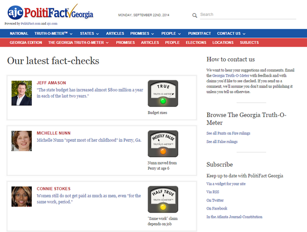 Amason4Liberty's tweet photo. The AJC/PolitiFact rated my statements about the #Georgia budget as "True".  #libertarian #gapol #ga21 http://t.co/jCQYA0j4vT