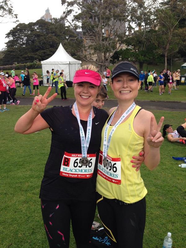 JennyMMillar's tweet photo. Half marathon completed #kickinggoals http://t.co/J2LbwYWQXq